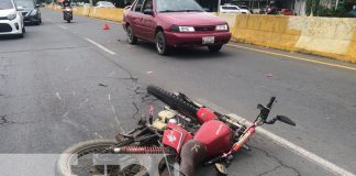 Foto: Motociclista herido en accidente vial en Rubenia / TN8