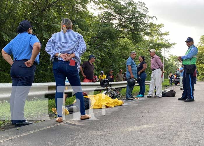 ¡Al límite de la crueldad! Motociclista aplastado por camión en Chontales