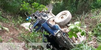 ¡Milagro en la carretera! Camioneta al abismo, ambos ocupantes ilesos en Quilalí