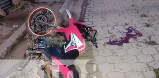 Foto: Un motorizado se suma a la lista de "accidentes de tránsito" en Wiwilí, luego que perdiera el control de la motocicleta en la que viajaba /TN8