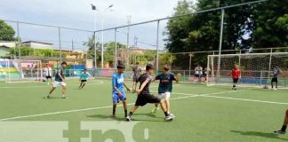 Inician competencias de fútbol Sala como parte Juegos Juveniles Managua 2023