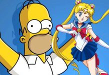 Foto: Homero se convierte en una «Magical Girl» sin perder su esencia, como parte de su transformación, también cuenta con la famosa Tiara Eterna /Cortesía