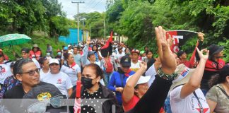 Foto: "Caminamos por la paz" conmemoran 44 años del histórico Repliegue Táctico a Masaya / TN8