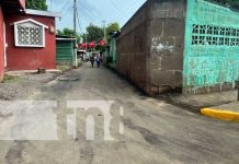 Foto: Nuevas calles para el barrio Julio Buitrago, Managua / TN8