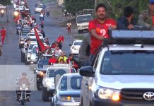 Foto: Caravanas para celebrar el 19 de julio en Nicaragua / TN8