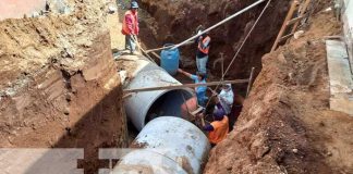 Foto: Obras de drenaje pluvial en el Mercado Oriental / TN8