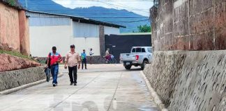 Familias de Ocotal contentas por sus nuevas calles