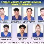 Presentan a 7 presuntos autores de una muerte homicida en el barrio Canadá Sur