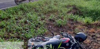 Un fallecido en choque de dos motocicletas en El Rama