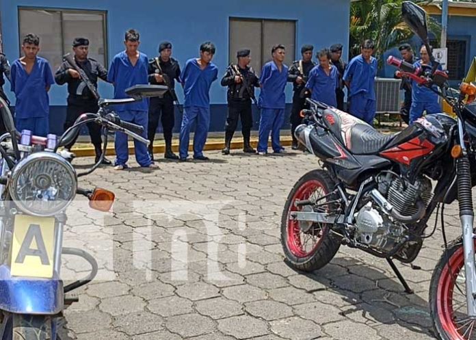 Foto: Policía pone tras las rejas a sujetos en Masaya, Estelí y Chinandega/TN8