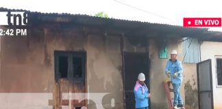 Voraz incendio en Managua deja como resultado a un hombre sin vida