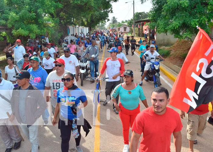 Foto: La Alcaldía Municipal de Puerto Cabezas, entregó 400 metros lineales de calle de concreto hidráulico a las familias de la Ciudad de Bilwi/TN8