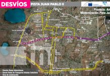 Ojo: Así será el nuevo recorrido de la Ruta 210 en Managua