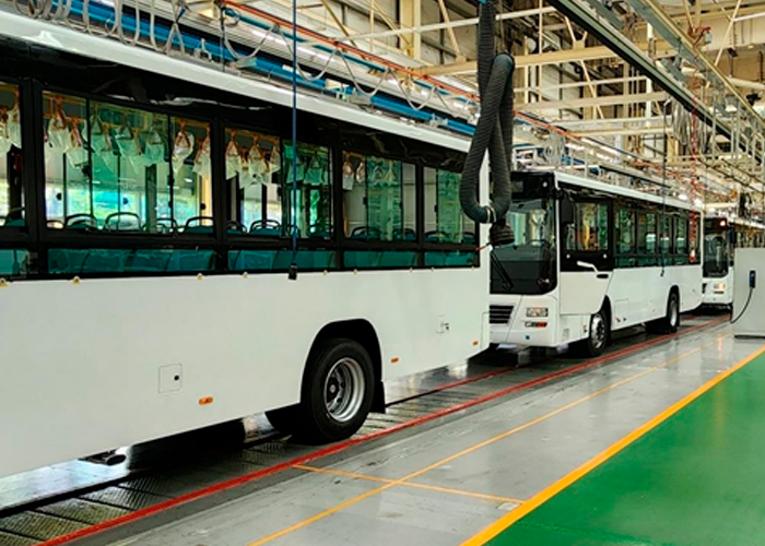 Nicaragua visita la fabrica de autobuses de la empresa Yutong