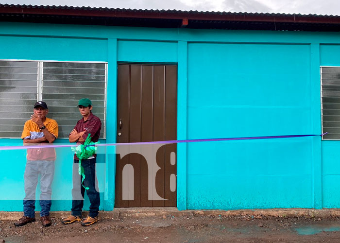 Alcaldía de Juigalpa entrega 9 viviendas de interés social en la Comunidad Aguas Buenas