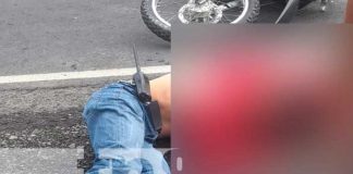 Foto: Un fallecido en choque de dos motocicletas en El Rama, dejo como resultado el a un joven fallecido segùn lo informan las autoridades /TN8