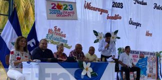 Foto: Lanzamiento de las Fiestas Patrias "Nicaragua Bendita y Siempre Libre", en Chinandega, con la participación de los estudiantes /TN8