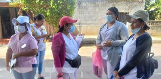 Foto: 150 viviendas del barrio Bertha Díaz fueron visitadas para aplicar la vacuna contra la Covid-19, brindando seguridad a las familias /TN8