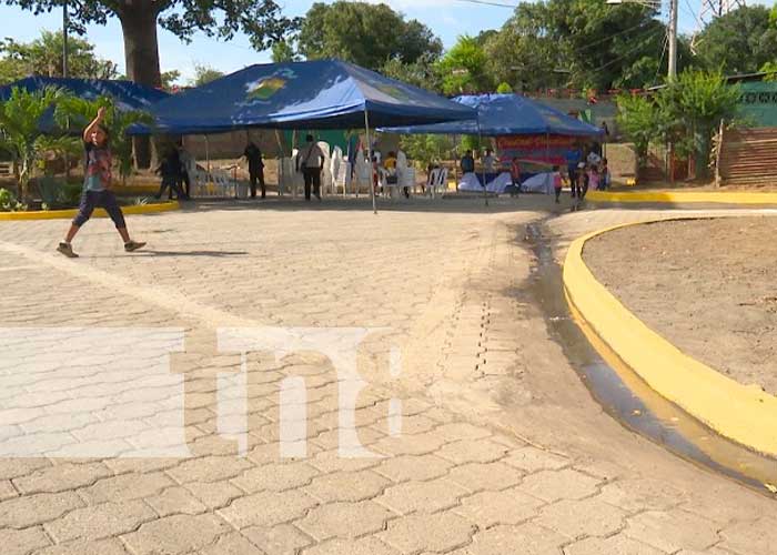 Familias de Ciudad Sandino disfrutarán de calles adoquinadas 