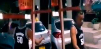 ¡Amor y golpes! Mujer agrede a su "macho" por su bien (video)