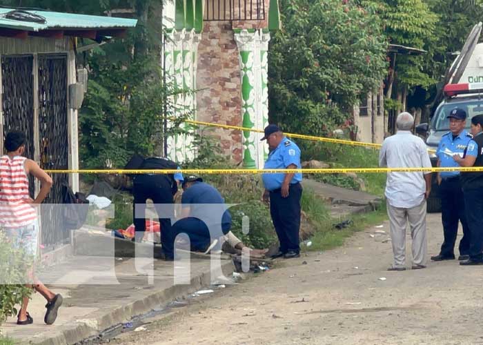 Foto: Muerte de un hombre en un barrio de Juigalpa, Chontales / TN8