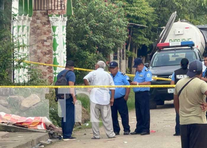 Foto: Muerte de un hombre en un barrio de Juigalpa, Chontales / TN8