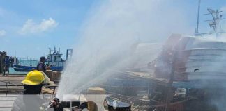 1er ejercicio de seguridad portuaria en el Muelle de Bilwi, en la Costa Caribe Norte