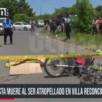 Foto: Brutal accidente de tránsito deja un muerto en Villa Reconciliación, Managua/TN8