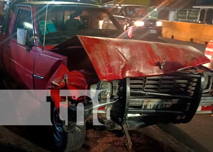 Foto: Accidente en Managua/TN8