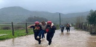 Foto: Intensas lluvias en Chile dejan damnificados y comunidades aisladas/TN8