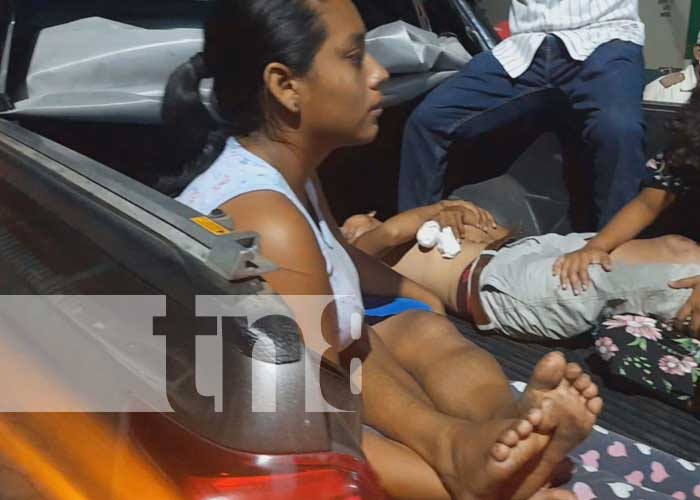 Foto: Motociclista en estado de ebriedad invadió carril chocando con otro en Nandaime / TN8