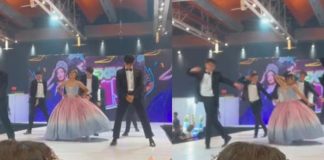 Al ritmo de Beyoncé quinceañera y sus chambelanes realizan baile perfecto