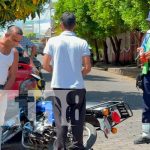 Foto:Motociclista lesionado al impactar la parte trasera de un vehículo en Juigalpa/TN8