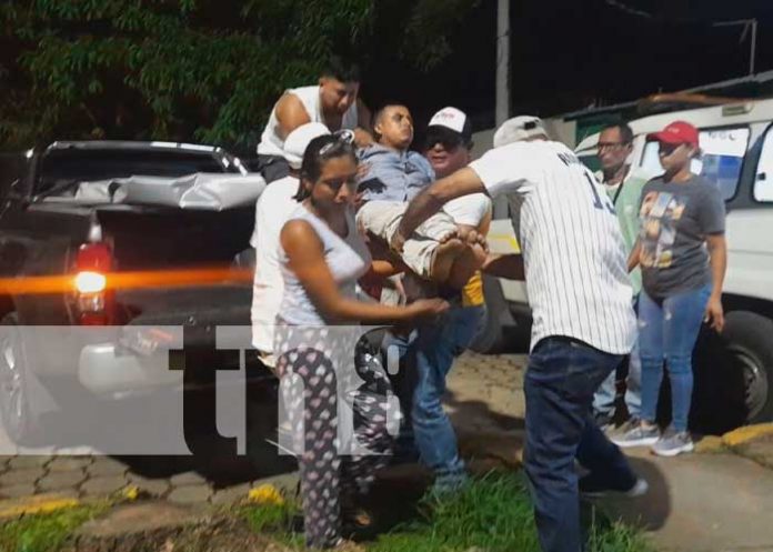 Foto: Motociclista en estado de ebriedad invadió carril chocando con otro en Nandaime / TN8