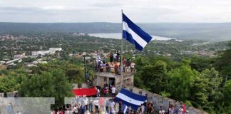 Foto: ¡Conmemoran la patria!, con caminata en El Coyotepe, Masaya/TN8