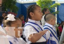 Foto: Celebración de la patria en el Distrito III de Managua / TN8