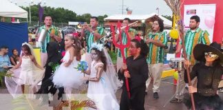 Foto: Celebración creativa del desfile de Agüizotes en el Puerto Salvador Allende/TN8