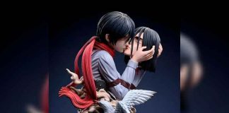 Foto: Figura de Eren y Mikasa llega para emocionar a los fans de Shingeki no Kyojin/Cortesía