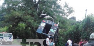 Foto: Bus sufre accidente en Jinotega /TN8