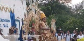 Foto: Derroche cultural en el certamen "Reina del Maíz" en Ometepe / TN8