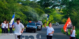 Foto: Chavalos corren por la paz en Ocotal /TN8