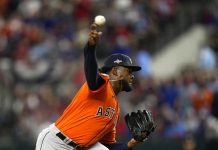 Astros y Rangers chocan en duelo texano, al inicio de Serie de