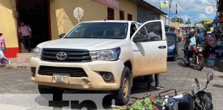 Colisionado por una camioneta en Juigalpa, Chontales