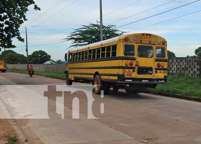 Foto: Accidente de tránsito en Bilwi con un bus involucrado / TN8