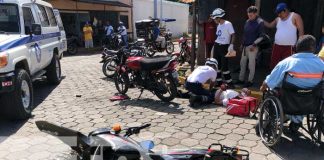 Foto: Colisión de dos motos en Managua / TN8