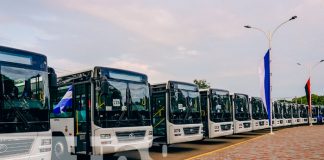 Foto: Vicepresidenta de Nicaragua "200 buses chinos están ya en nuestra Nicaragua bendita"/ TN8