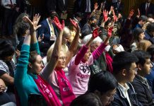 Manifestantes interrumpen en Congreso de EE.UU.