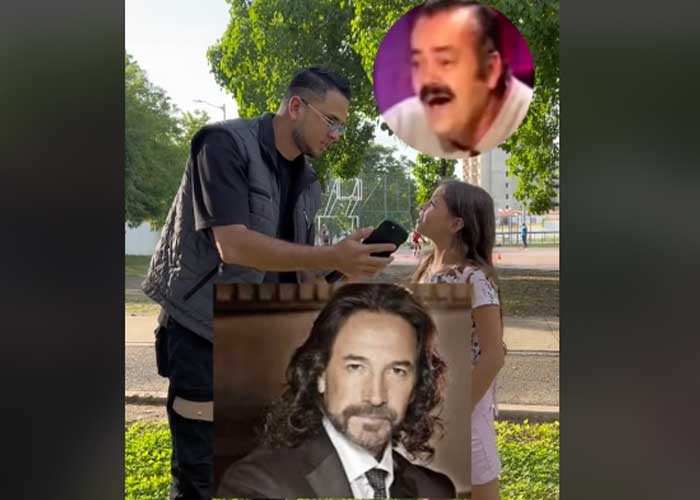 Niña confunde a Marco Antonio Solís con Jesucristo