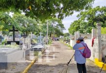 Foto: Limpieza de cementerios en Managua / TN8