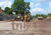 Foto: Construcción de vía alterna para evitar pegones en Managua / TN8